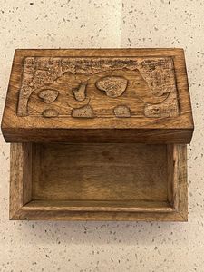 High Quality Durable Solid <b>Wood</b> <b>Box</b> with Smooth Finish and Tight Joints Perfect for Storage and Home Decoration Use from India - Product Image 1