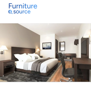 Ensembles contemporains de chambre à coucher d'hôtel en bois Modern Casegoods OEM ODM Vietnam Fabricant Abordable Durable Supply Red Roof Inn - Product Image 4