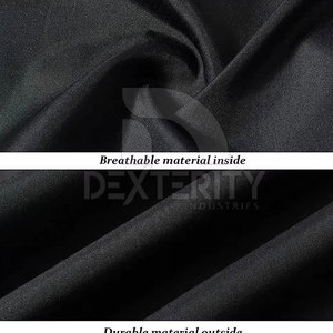 <b>Light</b> Weight Hooded Canvas Men Rain <b>Jacket</b> Full Zipper <b>Waterproof</b> Windproof Eco-Friendly Polyester Made in Pakistan Hot Sale - Product Image 6