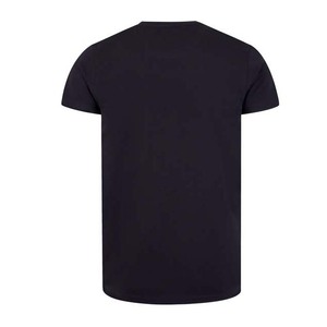 เสื้อยืดคอกลมพิมพ์ลายตัวอักษรสีดำสำหรับผู้ชายไซส์ใหญ่ ทรงหลวม ผ้าฝ้าย ระบายอากาศได้ดี ไม่เป็นขุย แขนสั้น - Product Image 2