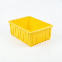 Caisse de rangement solide empilable ventilée et écologique sur mesure OEM avec surface lisse pour le stockage logistique de pièces industrielles