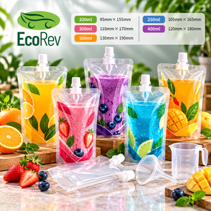 Food grade spout <b>pouch</b> <b>Laminated</b> PET PE <b>pouch</b> Digital printing beverage <b>pouch</b> Juice smoothie packaging bag - Product Image 5