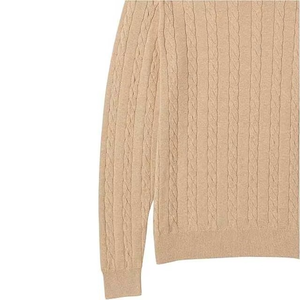 Ropa para Hombre, Suéteres de Punto Trenzado, Cuello Redondo, Manga Larga, Ropa Deportiva Informal de Invierno, Suéteres de Lana Transpirable para Hombre - Product Image 4