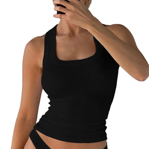 Top de Tirantes para Mujer, Estilo Y2K, Diseño Dulce y Sensual con Logotipo Frontal, Primavera/Verano, Tejido Transpirable 100% Algodón - Product Image 3