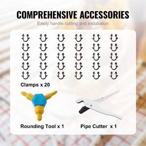 Tuyau PEX-AL-PEX de 984 pieds de long et de 5/8'' de diamètre, tuyau composite aluminium-plastique pour chauffage radiant au sol, épaisseur intérieure de 0,08'' - Product Image 5