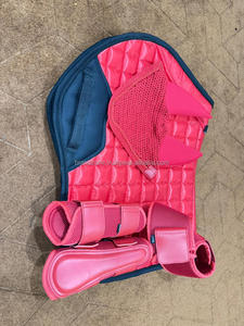 BRAND ZONE OEM ODM Haute Qualité Durable Personnalisable Ensembles de tapis de selle assortis, protège-pattes, protège-encoches, écharpe anti-mouches, équipement équestre - Product Image 3