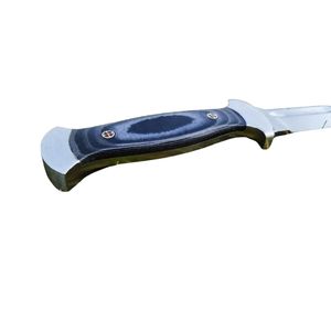 Cuchillo de Acero Inoxidable con Hoja Recta y Mango de Micarta, Cuchillo de Caza de Grado Industrial - Product Image 1