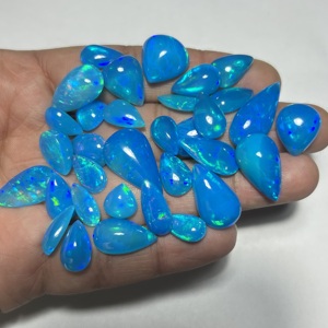 โอปอลแท้ธรรมชาติทรงหลังเบี้ย คุณภาพเยี่ยม โอปอลเวโล หลายสี โอปอลไพรบา บลูแฟลช โอปอล พลอยประจำเดือนตุลาคม - Product Image 6