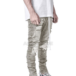 Pantalones de Lona de Alta Calidad con Diseño Personalizado, Costuras Duraderas y Corte Ajustado para un Atuendo Casual Elegante de Uso Diario - Product Image 3