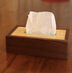 Boîte à mouchoirs en bambou de luxe, organiseur de serviettes, boîte à mouchoirs - Product Image 2