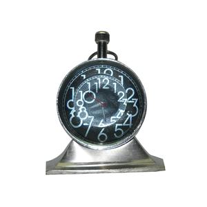 Horloge de bureau boussole en métal indien Vintage de qualité supérieure motif à Quartz nautique pour la décoration intérieure pour bureau et poche - Product Image 1