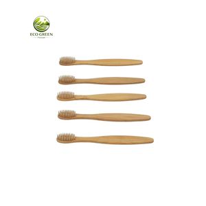 Brosse à dents jetable de luxe naturelle à poils souples au charbon de bois, blanche, biodégradable, taille standard pour adulte, usage domestique - Product Image 1