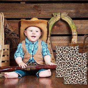 Pochette d'expédition en polyéthylène motif guépard, sac d'emballage plastique auto-adhésif motif léopard - Product Image 3