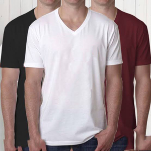 T-shirt Homme 100% Coton Tendance Personnalisable Uni avec Impression de Logo sur le Devant Col Rond Manches Courtes Coupe Ample - Product Image 5