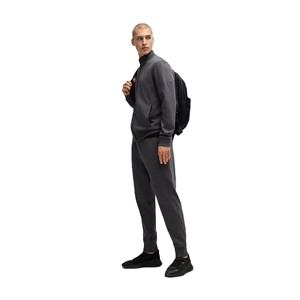 Chándal moderno de sublimación para hombre con cremallera, ropa deportiva de manga larga con top con cremallera y pantalones a juego para entrenamiento deportivo. - Product Image 1
