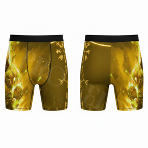 Caleçons imprimés pour hommes, taille mi-haute, en Spandex et Polyester extensibles, respirants, tricotés, sous-vêtements pour adultes, shorts à motifs tendance - Product Image 4