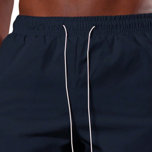 <b>Mens</b> Solid Mid Quick Dry Lightweight Swim <b>Trunks</b> Elastic Waist Drawstring Water Resistant Beach Shorts with Side Pockets - Product Image 5
