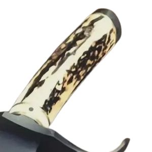 Couteau de combat à pointe de lance en acier de Damas avec lame droite de 2 mm d'épaisseur, qualité industrielle/DIY, personnalisable OEM - Product Image 4