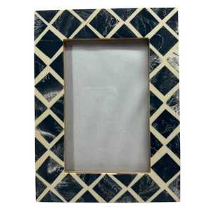 Cadre photo vertical en os incrusté fait main, léger, pour la décoration de maison de luxe et collection de cadeaux haut de gamme - Product Image 2