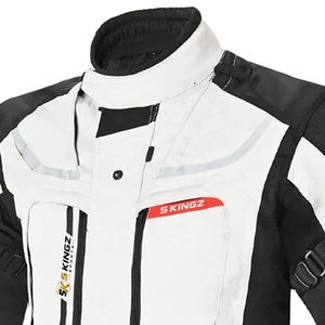 Chaquetas de Motociclismo para Carretera y Todoterreno, Impermeables, Resistentes al Viento, Protección para las Cuatro Estaciones, 100% Poliéster, Ropa de Motociclista - Product Image 3