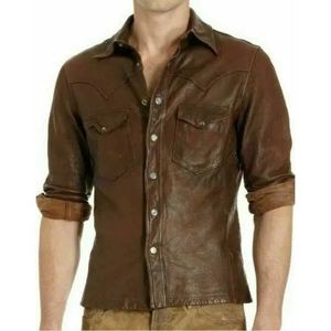 Chemises d'hiver pour hommes à col montant, style boutonné, couleur unie, personnalisables, vente en gros avec logo personnalisé, service OEM ODM - Product Image 4