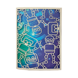 การ์ดอวยพรลายหุ่นยนต์เงา - Product Image 1