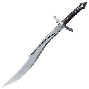 Cuchillo de Hoja Fija con Punta de Clip de Acero Inoxidable, Borde Biselado, Cuchillo de Combate de Grado Industrial, Hoja Única - Product Image 2