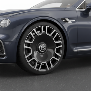 Rines de Aleación Bentley en Negro Brillante, Diseño Flow Formed con Borde Mecanizado, 20, 21 y 22 Pulgadas - Product Image 6