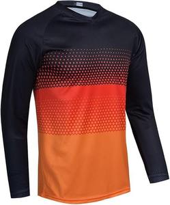 Maillot de cyclisme respirant et coupe-vent à manches longues pour moto, motocross, BMX, moto MX, VTT, route, unisexe, adulte - Product Image 3