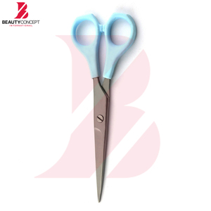 Tijeras Profesionales para Cortar Cabello, Mango de Plástico, Color Azul Claro, Acero Inoxidable, Cuchillas Afiladas, Herramienta de Salón, Logotipo OEM - Product Image 6