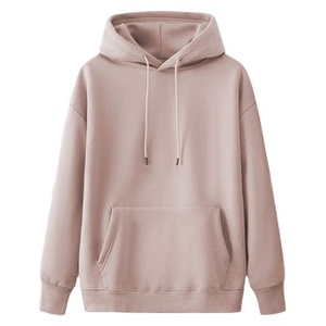 Sudaderas con capucha de alta calidad para mujer, bolsillo de canguro, patrón sólido de moda Simple, estilo informal con capucha, diferentes colores para otoño, MOQ bajo - Product Image 6