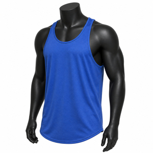Débardeur de fitness d'été pour homme, coupe ample, col rond, tendance, en promotion - Product Image 5
