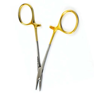 Portaagujas Tc Webster de 15 cm, Liso, Dorado, para Sutura Quirúrgica, Cirugía Dental, Tijeras, Pinzas, Acero Inoxidable - Product Image 5