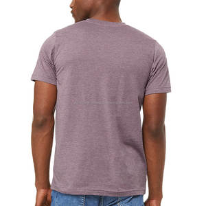 T-shirt en coton 100% respirant avec broderie personnalisée, col rond, manches courtes, super doux pour homme - Product Image 3