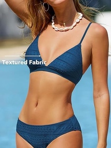 Ensemble de lingerie sexy pour femmes, soutien-gorge et bikini en dentelle, effet push-up - Product Image 2