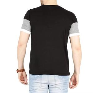Derniers modèles de t-shirts décontractés pour hommes, t-shirts à col rond à manches courtes, t-shirts unis en coton 100% pour hommes - Product Image 3