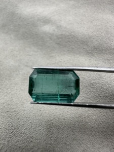 Esmeralda Zambiana Natural de 5.97 quilates, Gema Suelta con Corte Esmeralda, Piedra Preciosa Verde para Joyería - Product Image 3
