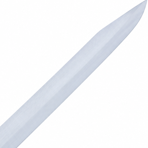 Cuchillo de trinchar de hoja larga plateada con mango de madera marrón oscuro, punta puntiaguda con refuerzo metálico para cortar carne y cocinar - Product Image 2