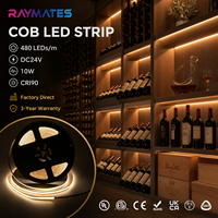 Tira de LED COB Inteligente, Regulable, 24V, Direccionable, Precio de Fábrica, para Diseño de Interiores Inteligente y Exhibición Comercial