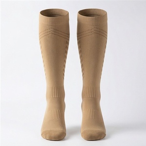 Customized Color Compression <b>Knee</b> <b>High</b> <b>Socks</b> Athletic Support <b>Socks</b> Sports Breathable Performance Running Recovery Fitness Gear - Product Image 1