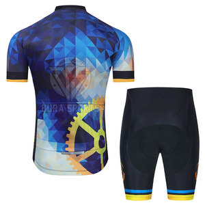 Vêtements de sport 100 % polyester, uniforme de cyclisme personnalisé, maillot de cyclisme très vendu, uniforme de cyclisme - Product Image 2