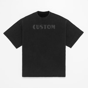 Camiseta Oversize Casual Transpirable Antiarrugas con Hombros Caídos, 220g, Sarga, Nueva Moda, 100% Poliéster, Corte Boxy y Crop - Product Image 6