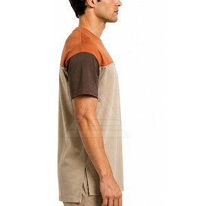 Modern <b>Men</b> <b>Longline</b> <b>T</b>-<b>Shirts</b> Relaxed Fit Cotton Streetwear Tee With Extended Length For Casual Everyday Fashion - Product Image 5