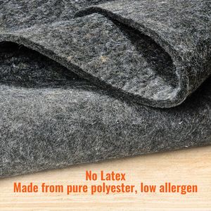 Tappeto Protettivo Antiscivolo 8FT X 10FT, Spessore 1/2'', Imbottitura per Tappeti, 100% Feltro di Poliestere Puro, 7,8m² Premium per Uso Domestico - Product Image 3