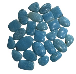 Venta al por mayor de hemimorfita natural azul cielo personalizada de alto grado, cabinas traseras planas sueltas, joyería personalizable certificada por terceros - Product Image 4