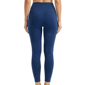 Latest Style Plus Size Elastic Waist Women Yoga Leggings Wholesale Made In Pakistan Women Yoga Leggings - Product Image 2