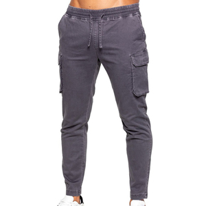 Pantalon de jogging multicolore en coton pour homme, nouvelle collection, grande taille, décontracté, style cargo, multi-poches, streetwear - Product Image 1