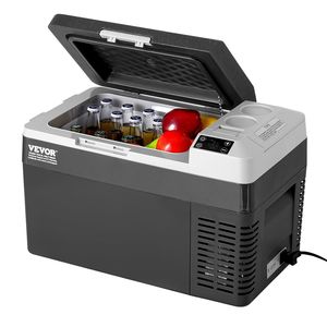 Réfrigérateur de voiture portable 12 volts, 25 L/26,4 QT, congélateur à zone unique, température réglable de -4 à 68 F, réfrigérateur de voiture idéal - Product Image 1