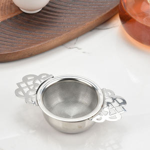 Premium gold finish <b>tea</b> <b>infuser</b> ball tong style reusable loose leaf <b>tea</b> strainer luxury mesh <b>tea</b> filter elegant <b>tea</b> brewing tool - Product Image 4