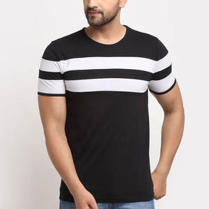 Camiseta de Hombre 100% Algodón Tejido, con Logotipo Personalizado Impreso en DTF, Corte Holgado, Color Sólido, Cómoda, Estilo Hip Hop, Transpirable, Antiarrugas, de Secado Rápido - Product Image 1